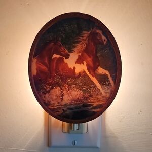 Majestic Horse Wall Light Decor